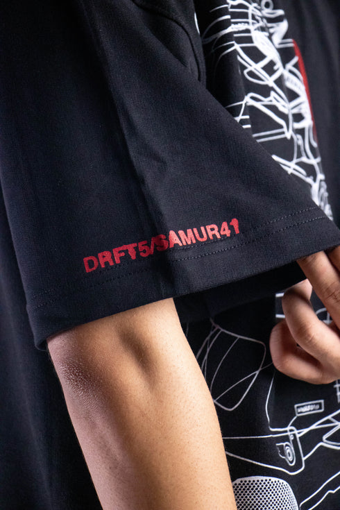 Samurai Oversized T-Shirt | Inspired by Cyberpunk 2077